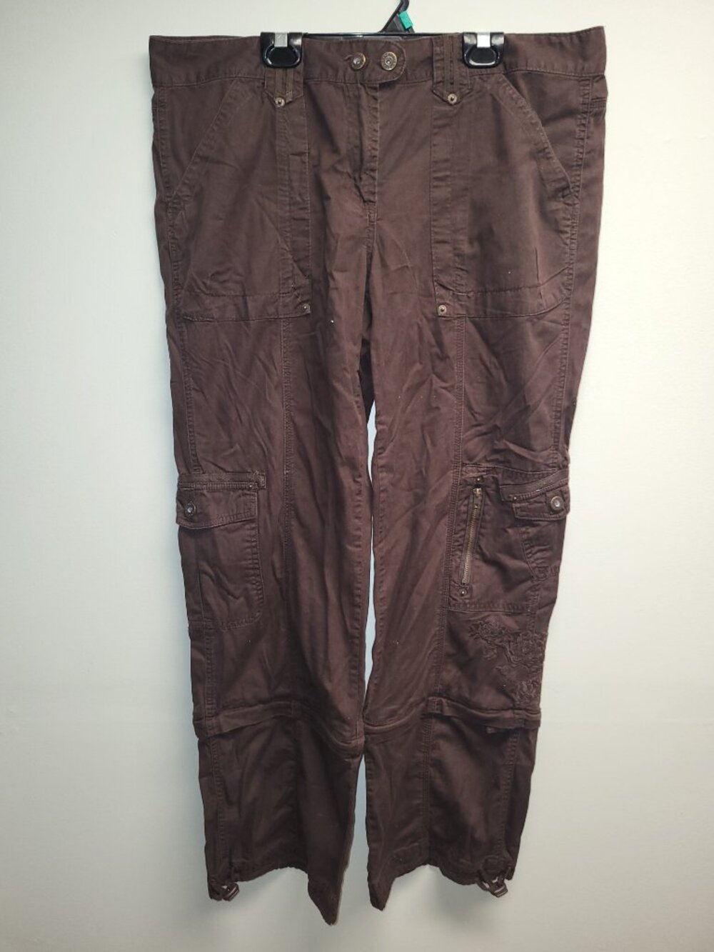 Nevada Women’s Cargo Pants Size 16 Brown 100% Cotton Utility Outdoor - Picture 11 of 12